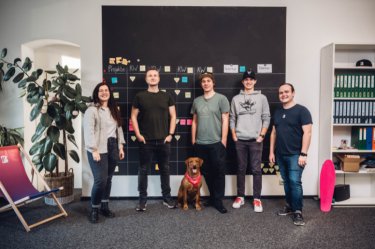 Bild der Teammitglieder des Startups "Gleap"