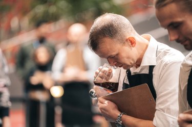 The highly emotional Austrian Coffee Championships were accompanied by a strict jury.