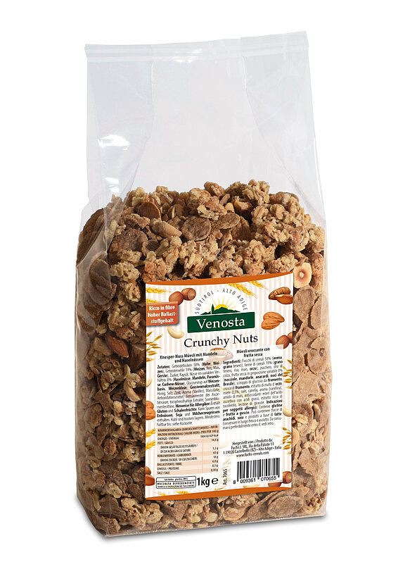 Venosta Knusper Nuss-Müesli/Crunchy Müesli Nuts 8 x 1000g