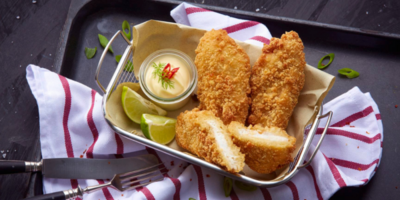 Fried Redfish in Crispy Panko Breading