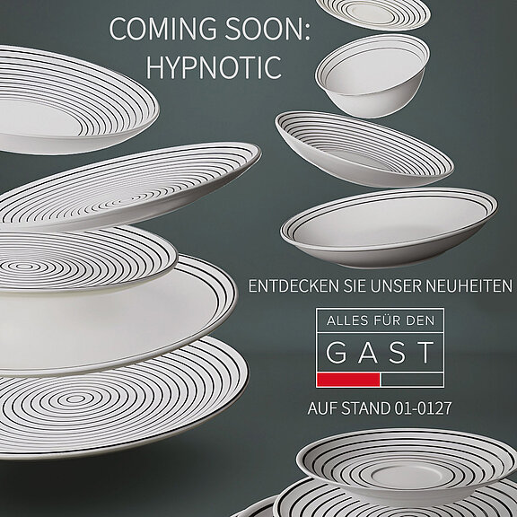 Neue Porzellanserie: Hypnotic Neue Porzellanserie: Hypnotic