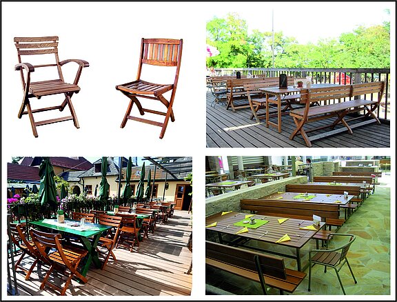 Patio benches