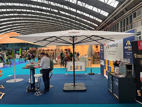 Advertising parasol Atlas