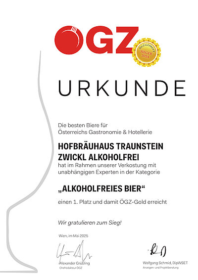 Gold für unser Zwickl alkoholfrei
