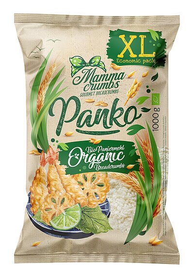 Mamma Crumbs Organic Panko breadcrumbs 1000g