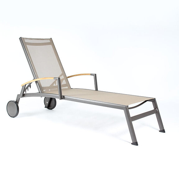 klink / Carma® Sunlounger KRETA-Teak klink / Carma® Sunlounger KRETA-Teak