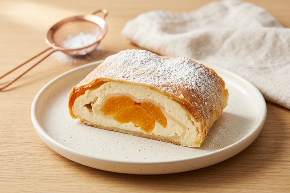 Topfen-Marillenstrudel