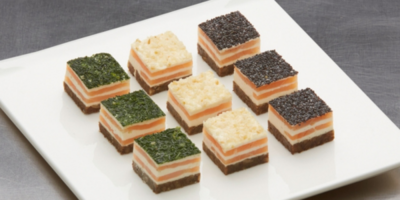 Confectionery with Smoked Salmon