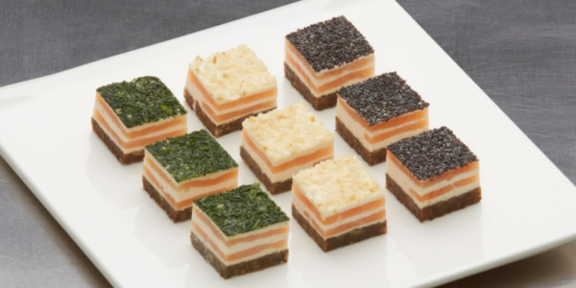 Confectionery with Smoked Salmon