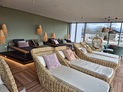 Boho Liegen Hotel Projekt in Bad Füssing