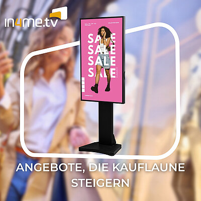 Digitales Schaufenster Display