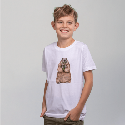 Kinder T-Shirt - Murmeltier