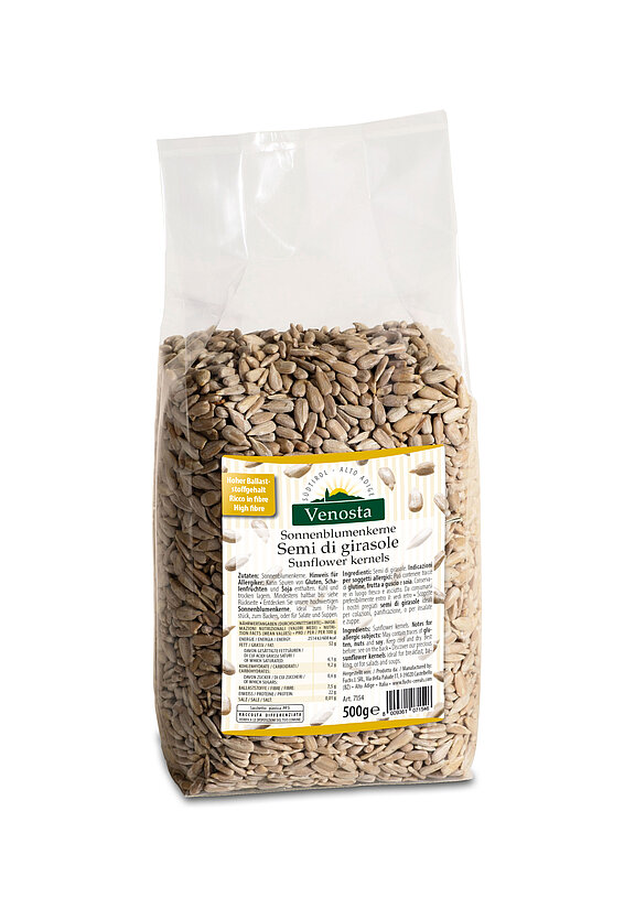 Venosta Sonnenblumenkerne geschält/sunflower seeds peeled 8 x 500g
