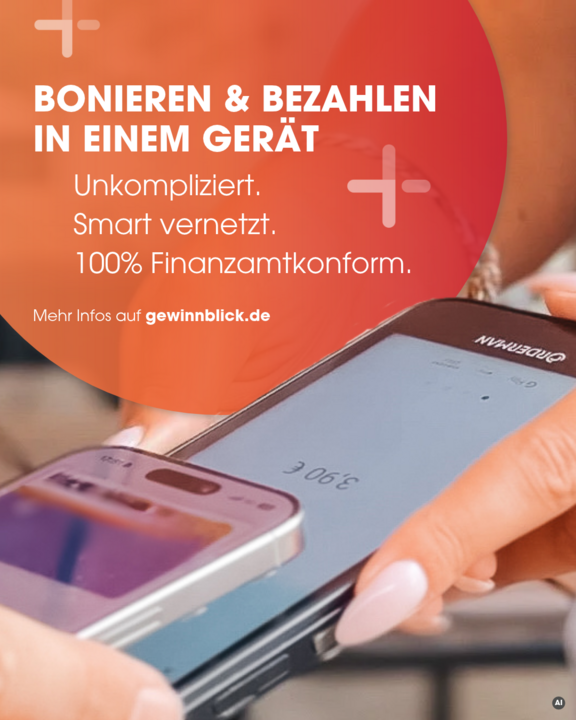 Bonieren & Bezahlen in einem Gerät