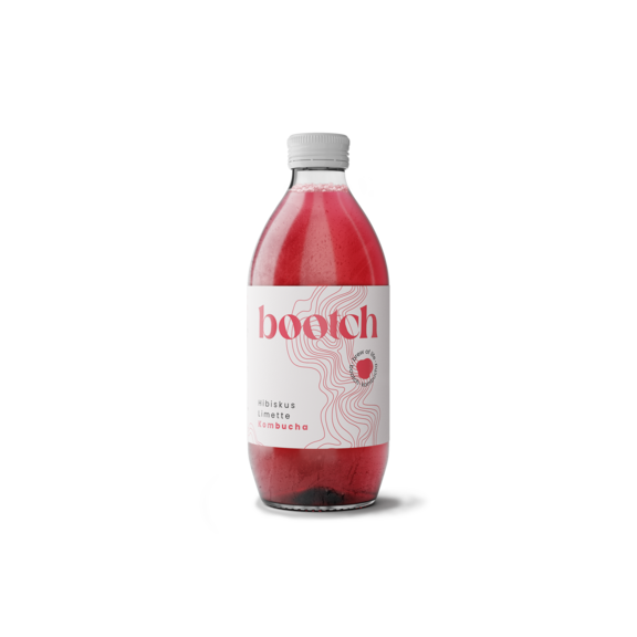Bootch Kombucha - Hibiskus Limette