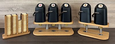 Dispenser 2.0 für Konfitüren, Nuss Nougat ohne Palmöl, Pistazie-Sauce, Erdnussbutter und BIO-Produkte