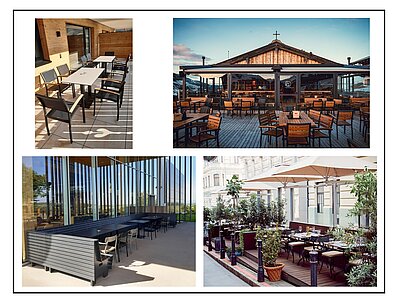 Aluminium Terrassenmöbel