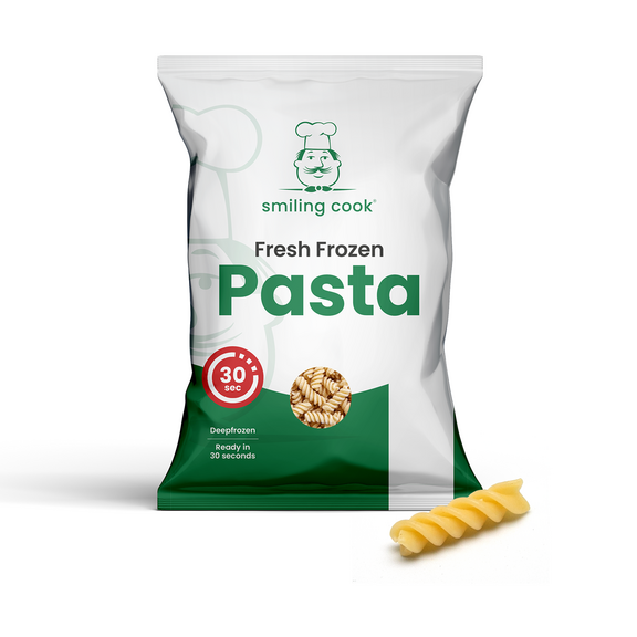 Precooked pasta (IQF) and ready made sauces (ambient)