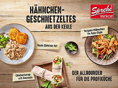 Hähnchengeschnetzeltes aus der Keule