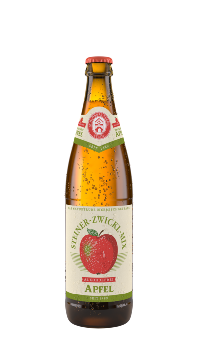 Steiner Zwickl-Mix Apfel alkoholfrei 0,5 L