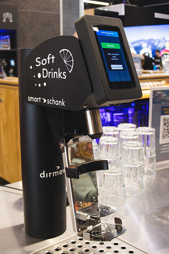 Säule für Soft Drinks
