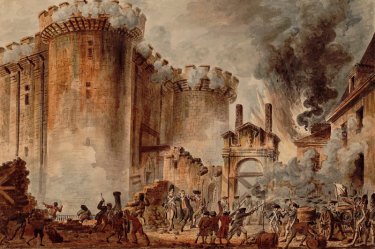 Gemälde: La Prise de la Bastille - Der Sturm auf die Bastille